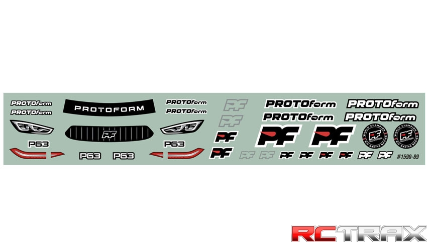 PROTOform karoseria 1:28 P63 (rozstaw 98mm) Mini-Z GL-Racing