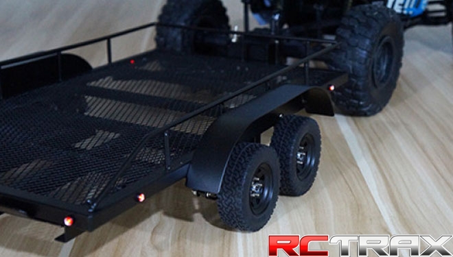Przyczepa duża Xtra Speed 1/10 Heavy Duty Truck and Car Trailer