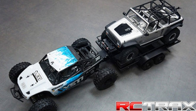 Przyczepa duża Xtra Speed 1/10 Heavy Duty Truck and Car Trailer