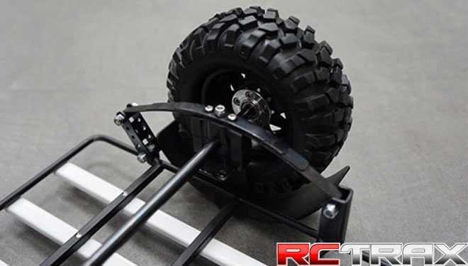 Przyczepa metalowa Yeah Racing 1/10 Scale Leaf Sprung Steel Trailer