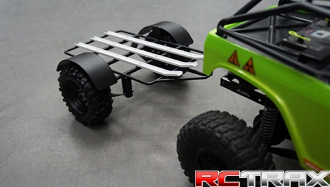 Przyczepa metalowa Yeah Racing 1/10 Scale Leaf Sprung Steel Trailer
