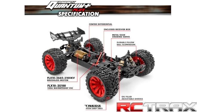 Maverick Quantum+ XT Flux 3S 1/10 4WD