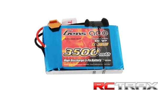 3500mAh 3.7V TX 1S Gens Ace akumulator Sanwa MT-44
