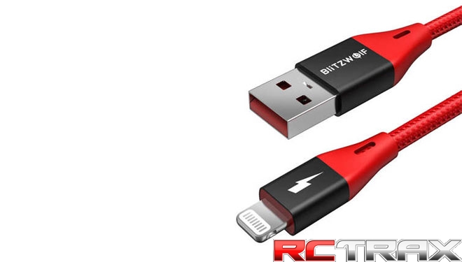 Kabel USB do Lightning BlitzWolf MF-10 Pro, MFI, 20W, 1.8m (czerwony)