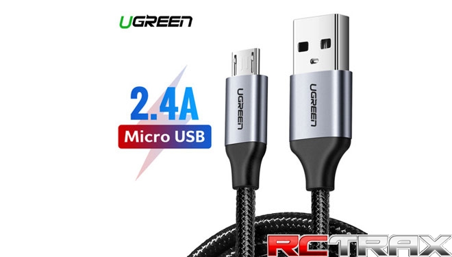 Kabel USB do Micro USB UGREEN QC 3.0 2.4A 1m (czarny)