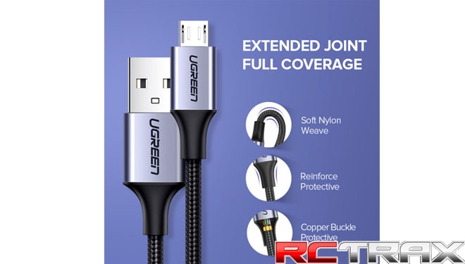 Kabel USB do Micro USB UGREEN QC 3.0 2.4A 1m (czarny)