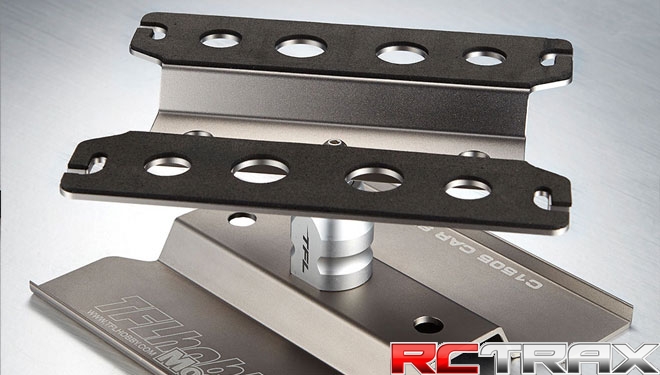 TFL Racing aluminiowa podstawka serwisowa 1:10 grey