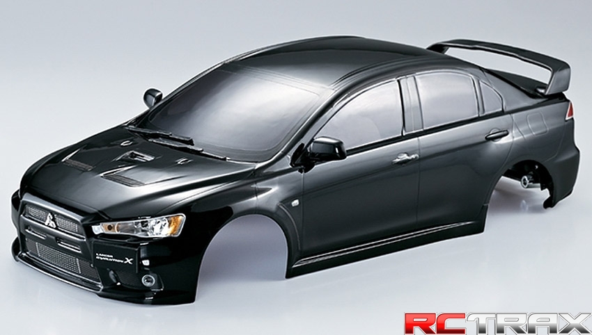 Killer Body 48001 Mitsubishi Lancer Evolution X przeźroczysta karoseria 190mm