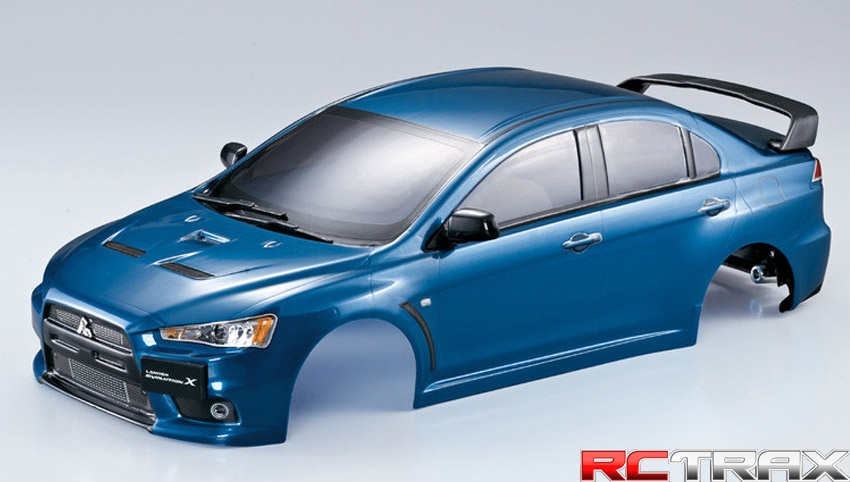 Killer Body 48001 Mitsubishi Lancer Evolution X przeźroczysta karoseria 190mm