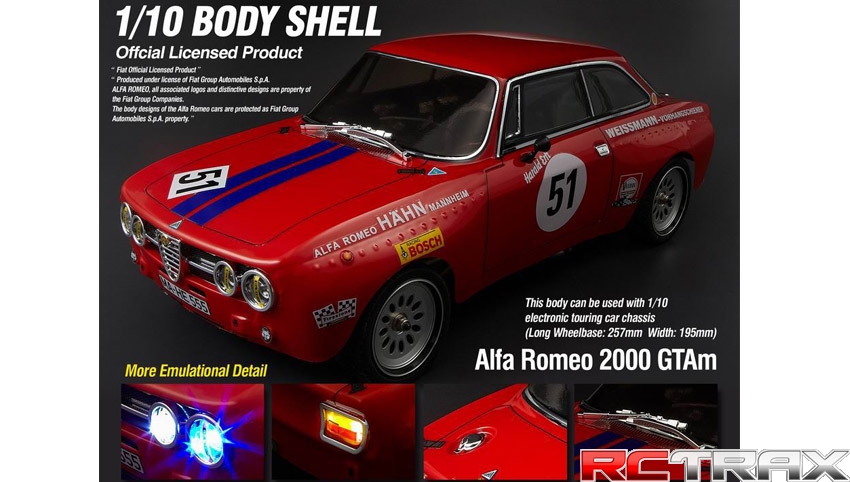 Karoseria przeźroczysta KillerBody 48318 Alfa Romeo 2000 GT