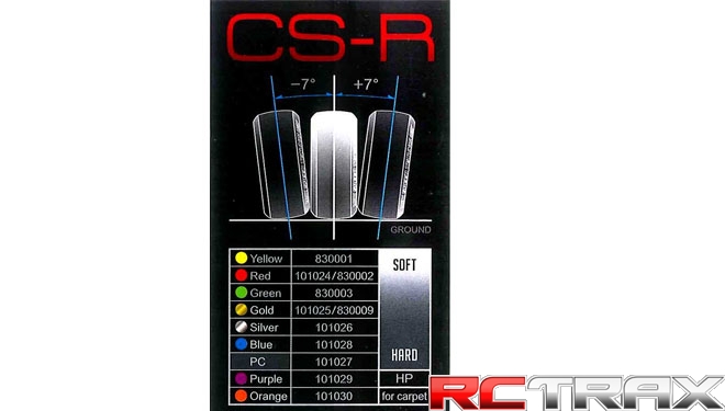 MST 830009 Opony CS-R Tire 2WD GOLD 2pcs