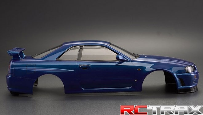Killerbody KB48716 Nissan Skyline R34 195mm karoseria pomalowana niebieska
