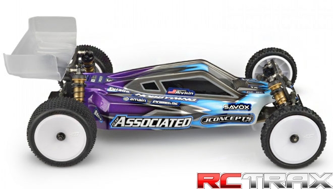 JConcepts karoseria buggy 1/10 2WD P2K HB RACING B6.1 body  w/ Aero wing light-weight