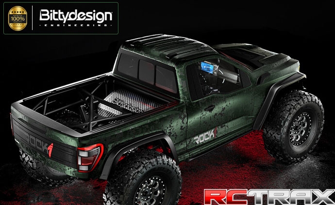 Karoseria Bittydesign ROCK1 1/10 clear body for Vanquish