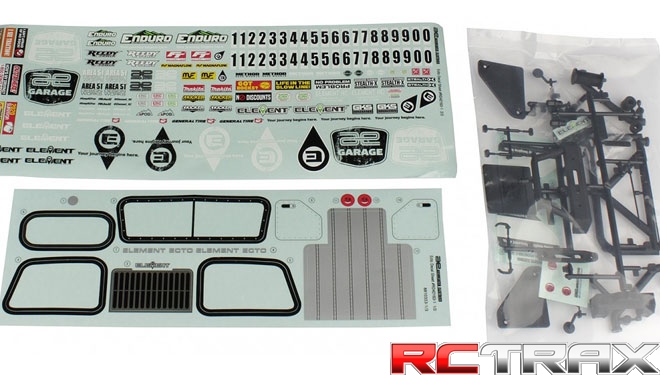 Karoseria Element RC Enduro Ecto Body Set - transparentna WB 324mm