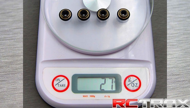 Samix Brass Shock Spring Under Cap 4 pcs Black For Element Enduro