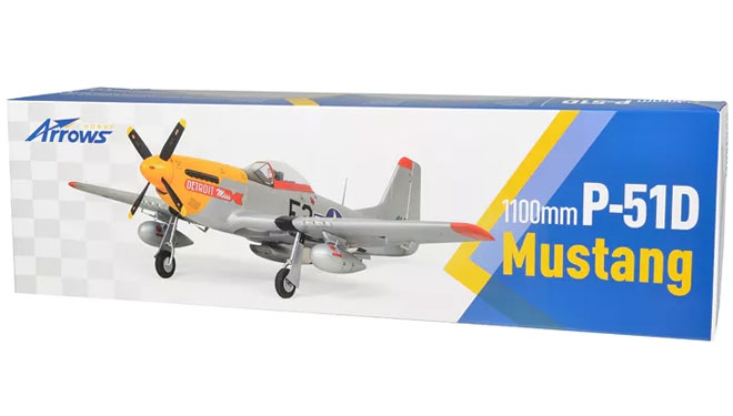 Samolot Arrows RC P-51 Mustang 1100mm PNP