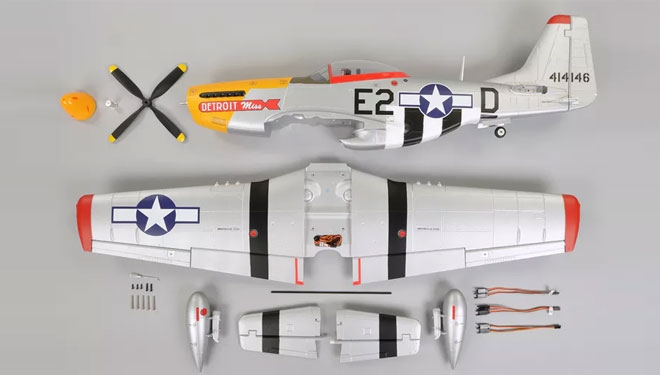 Samolot Arrows RC P-51 Mustang 1100mm PNP