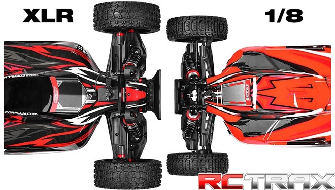 ASUGA Team Corally XLR 6S BUGGY 4WD RTR czerwony