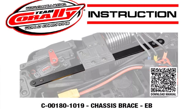 Team Corally C-00180-1019 Chassis Brace