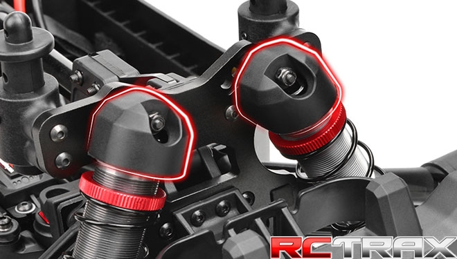 Team Corally C-00180-658  Shock Cap Protector Composite 2 pcs