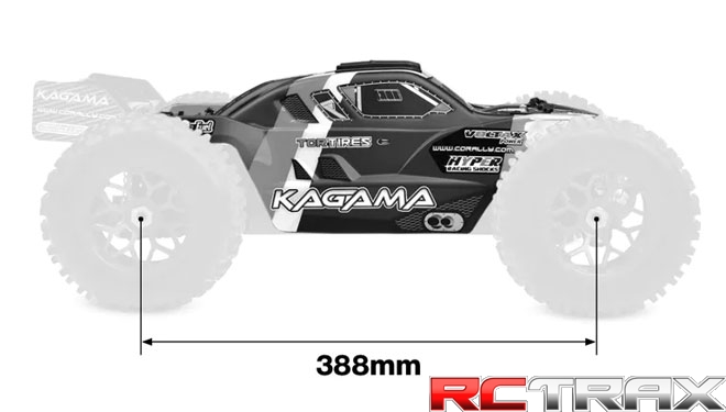 Team Corally C-00180-981-2 Body painted and cut - Kagama - Blue - 1 pc