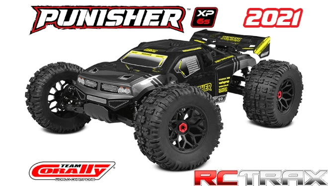 Team Corally Punisher XP 6S 1/8 Monster Truck RTR V2 - clear body