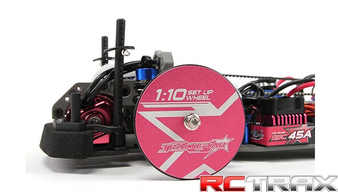 TrackStar 1/10 Touring Car Set-up Wheel Set 4 pcs