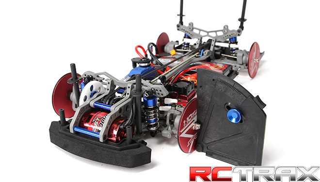TrackStar 1/10 Touring Car Set-up Wheel Set 4 pcs