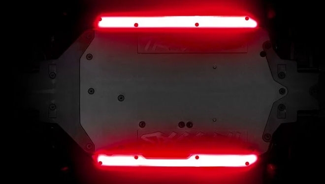 TRAXXAS 10590-RED komplet oświetlenia podwozia LED