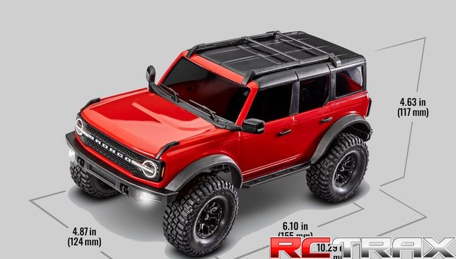 TRX-4M BRONCO 1/18 Traxxas - black + GRATIS