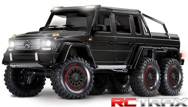 TRAXXAS TRX-6 Ultimate RC Hauler 6x6 (Czarny)