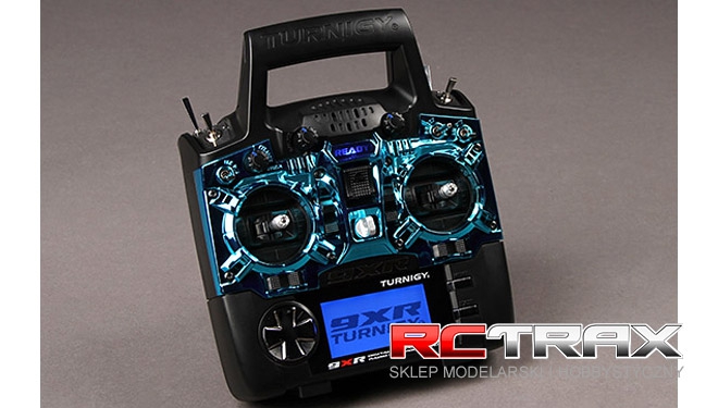 Turnigy 9XR Transmitter Custom Faceplate BLUE