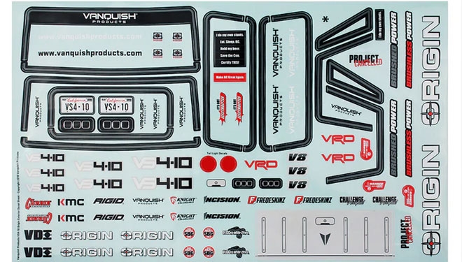 Vanquish VPS10116 Origin karoseria przeźroczysta