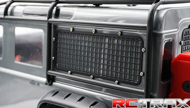 YEAH RACING 1:10 Metalowe osłony, kratki okien TRX-4