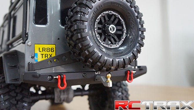 YEAH RACING 1:10 metalowy hak holowniczy dla Traxxas TRX-4