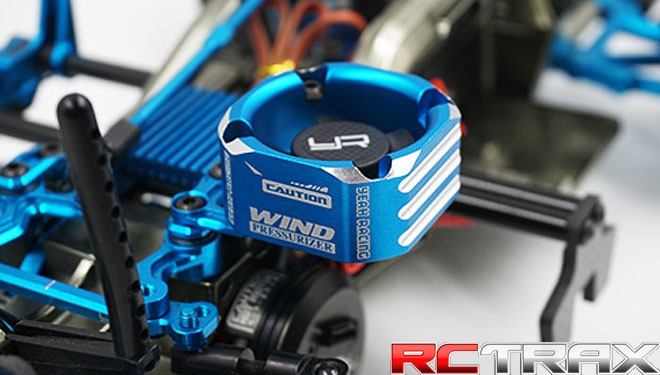 Yeah Racing wentylator w aluminiowej obudowie 30mm Red