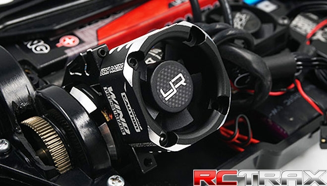 Yeah Racing wentylator w aluminiowej obudowie 30mm Red