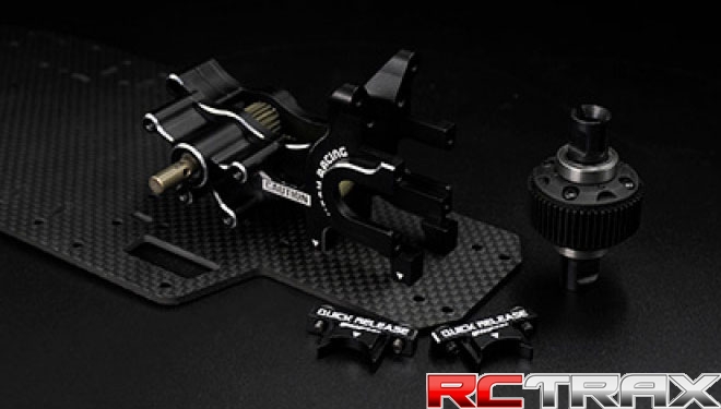 Yeah Racing YKYD-013BK Aluminum Gear Box For Yokomo YD2S Black