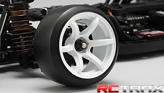 Felgi Yokomo Racing Performer High Traction Drift Wheel (6mm Offset·White·2pcs)