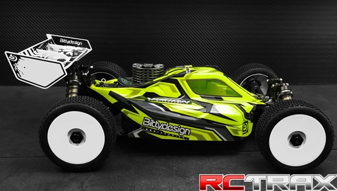Karoseria buggy 1/8 Bittydesign VISION Body for Xray XB8 2020 wycięta pod NITRO