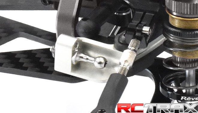 Reve-D RT-006LN SPM Titanium Rod End Ball Long Neck (Diameter 4.3mm, Screw Length 8.0mm, 2pcs)