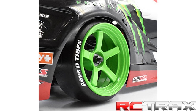 Felgi Reve D Competition Drift Wheel "DP5" Light Green (Offset 6mm, 2pcs)