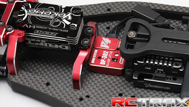 Yokomo DPP-302V4 Żyroskop Drift Performance Steering Gyro DP-302 V4 RED