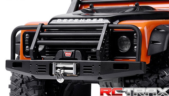 Zderzak przedni GRC Aluminum Front Bumper Set Black for Traxxas TRX-4, Axial SCX10, Carisma