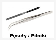 narzędzia rc pęxety i pilniki