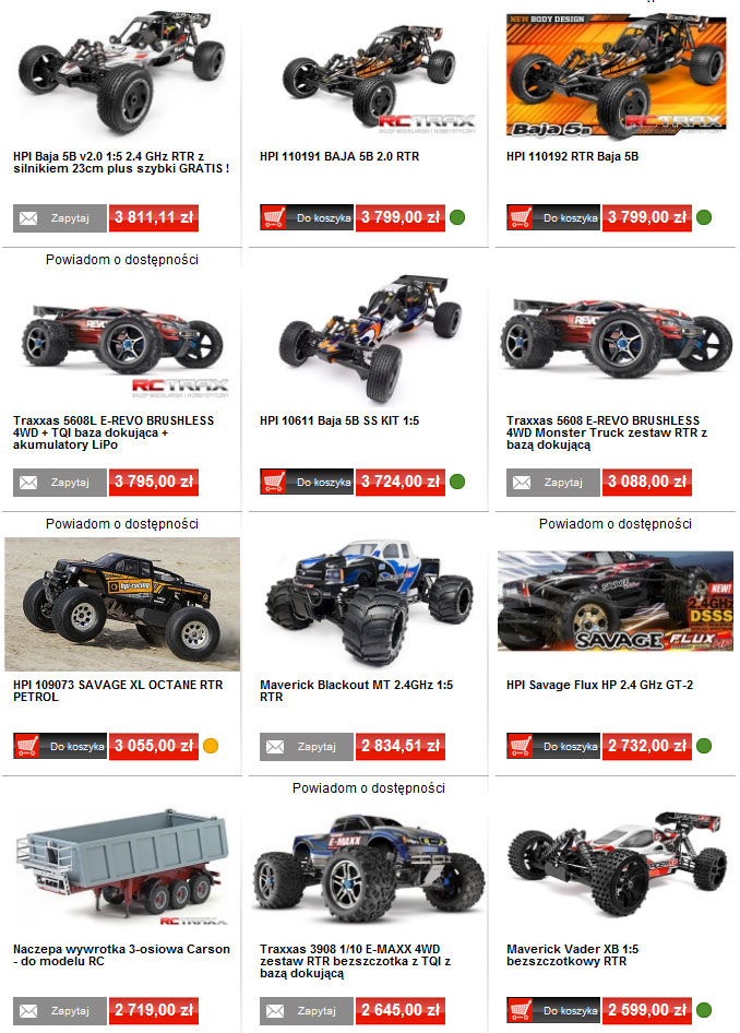 modele rc sklep modelarski